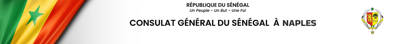 Consulat du Sénégal à Naples - Header Banner